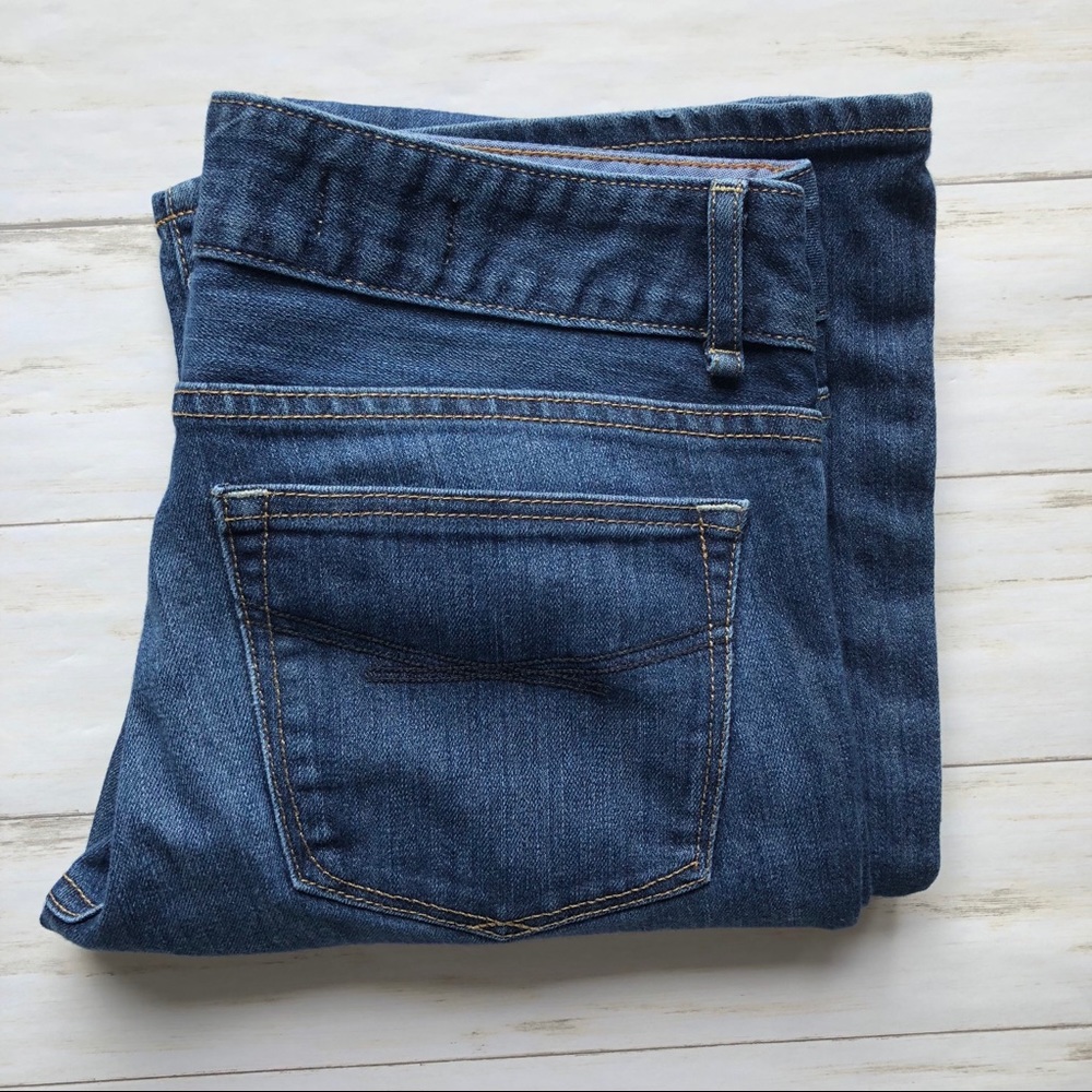 GAP Women's Boot Cut Jeans in Dark Blue Denim